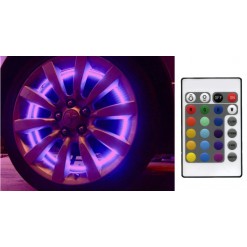 Подсветка колес автомобиля "Auto-led-60x4-rgb SMD 5050" ИК пульт