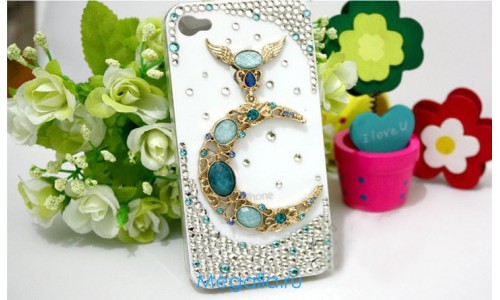 Чехол для iPhone 4, iPhone 4S "Месяц"