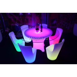 Светящийся обеденный стол "Round"