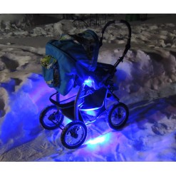 Подсветка коляски одноцветная