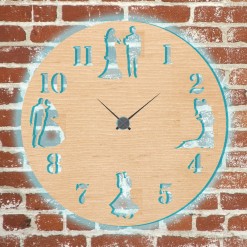 Часы с подсветкой «Танцы №24»