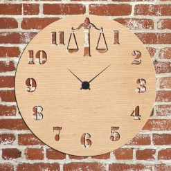 Часы с подсветкой «Весы №129»