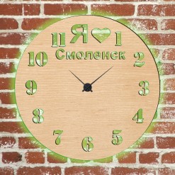 Часы с подсветкой «Смоленск №216»