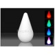 Разноцветный светильник "Shining drop" 34см