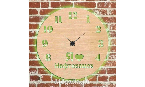 Часы с подсветкой «Нефтекамск №425»