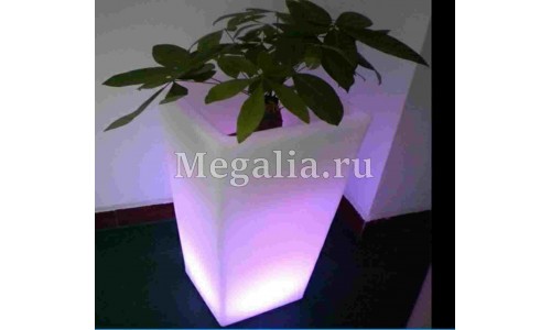 Светящееся кашпо "Light Square" 75 см