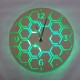 Часы с подсветкой «Соты №805»