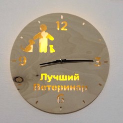 Часы с подсветкой «Ветеринар №811»
