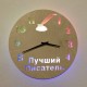 Часы с подсветкой «Писатель №812»