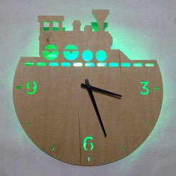 Часы с подсветкой «Поезд №828»