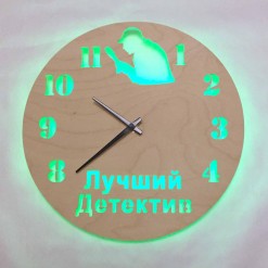 Часы с подсветкой «Детектив №842»