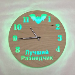 Часы с подсветкой «Разведчик №847»
