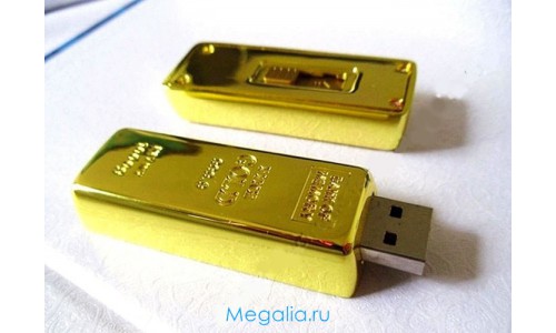 Флешка 32 ГБ "Золотой слиток"