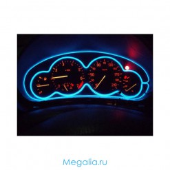 Неоновый шнур для подсветки салона авто 3 метра