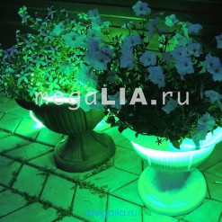 Подсветка клумбы 60 цветов