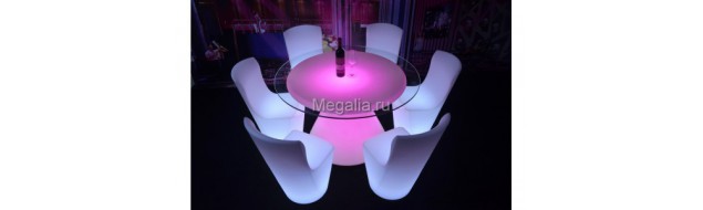 LED мебель и предметы декора